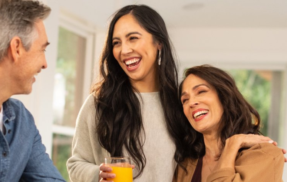 Family enjoying time together